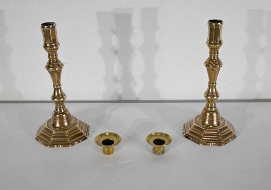 Coppia di torce in bronzo - Fine XIX secolo