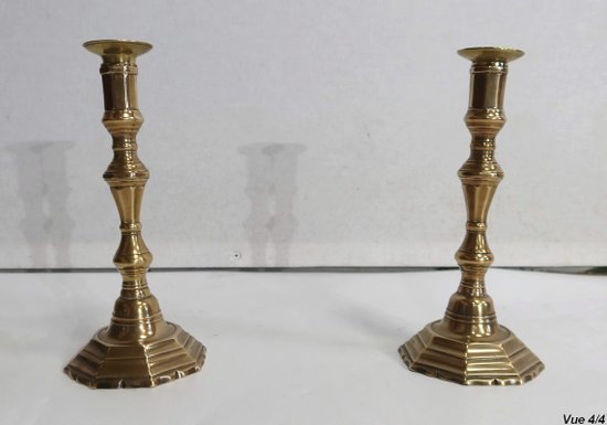 Coppia di torce in bronzo - Fine XIX secolo