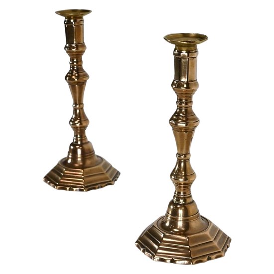 Coppia di torce in bronzo - Fine XIX secolo