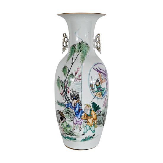 Important Chinese porcelain vase - XXth century