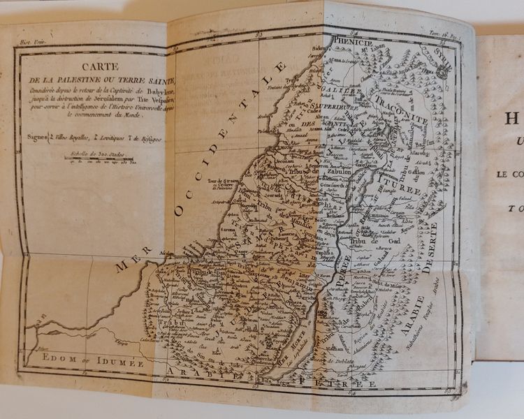 Geschichte der Juden – 2 Bände – 1780 – Mit königlichem Wappen
