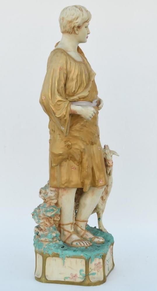 Royal Dux Shepherd Figurine