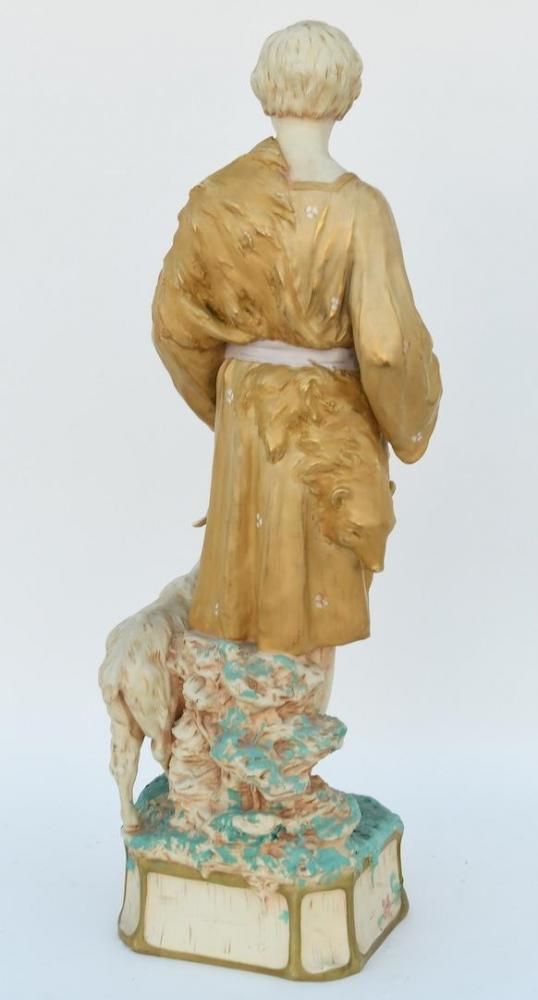 Royal Dux Shepherd Figurine