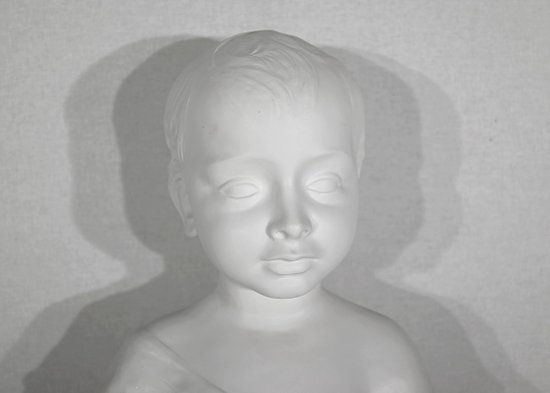 Kinderbüste aus Limoges-Biskuit - Anfang 20.