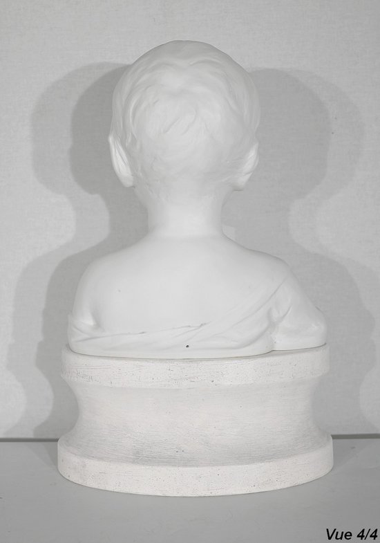 Kinderbüste aus Limoges-Biskuit - Anfang 20.
