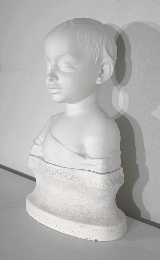 Kinderbüste aus Limoges-Biskuit - Anfang 20.