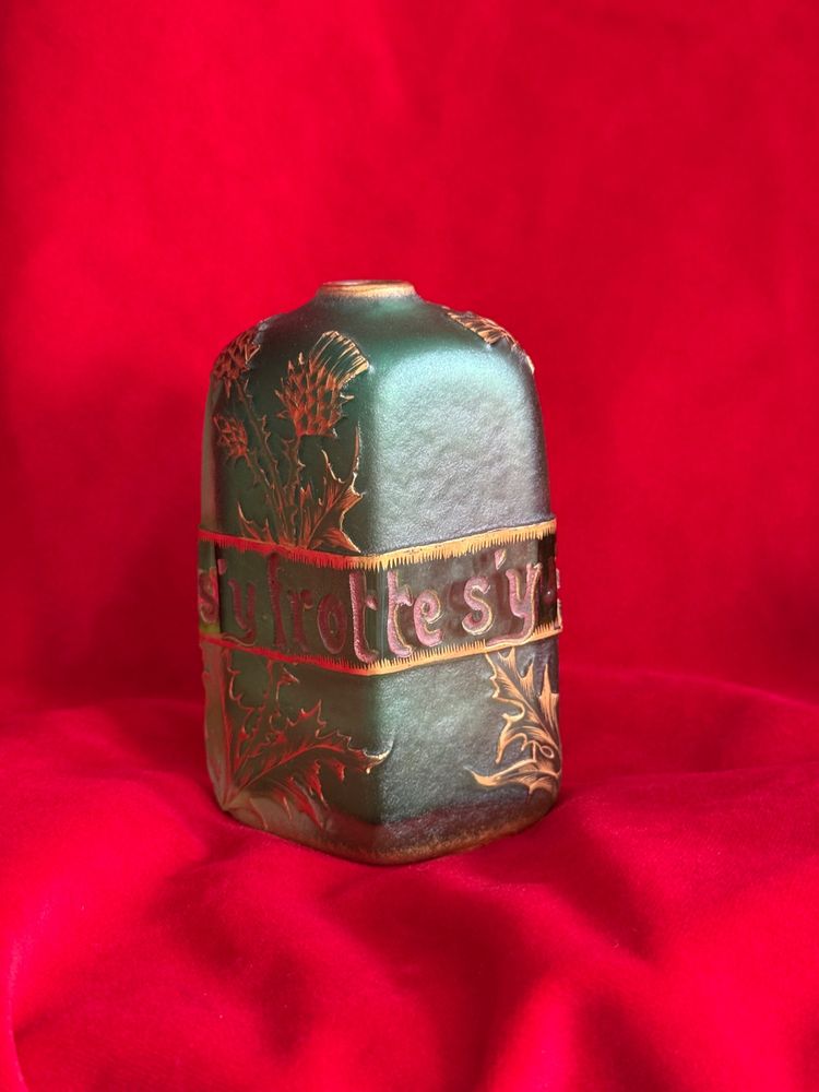 Daum Nancy Art Nouveau Talking Bottle 1900