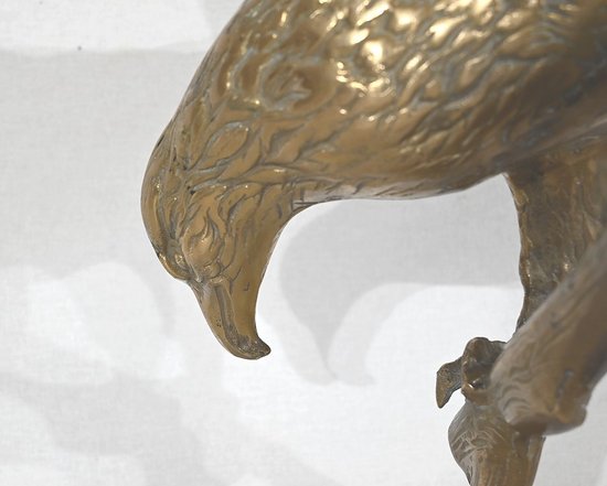 Important Eagle in Brass - XXth century