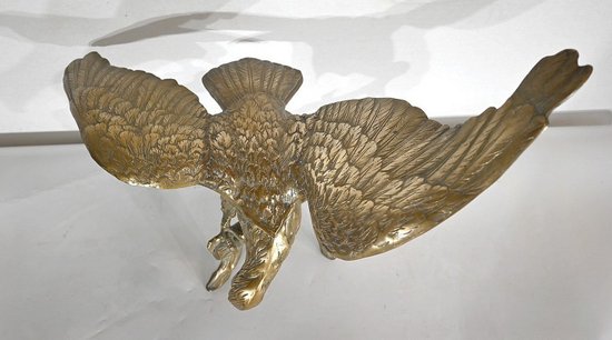 Important Eagle in Brass - XXth century