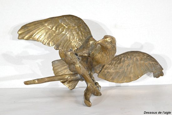 Important Eagle in Brass - XXth century