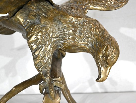 Important Eagle in Brass - XXth century