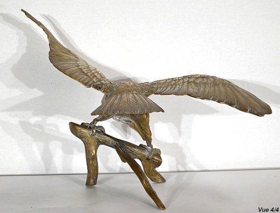Important Eagle in Brass - XXth century