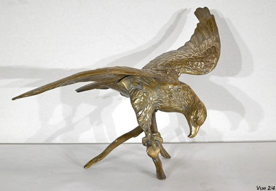 Important Eagle in Brass - XXth century