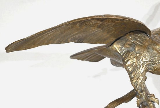 Important Eagle in Brass - XXth century