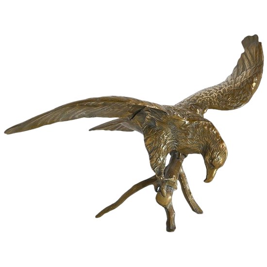 Important Eagle in Brass - XXth century