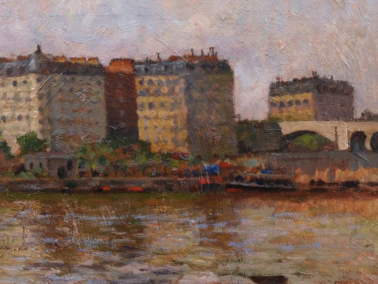 René Albert Raphaël GOUIN, Blick auf das Pariser Viertel Auteuil