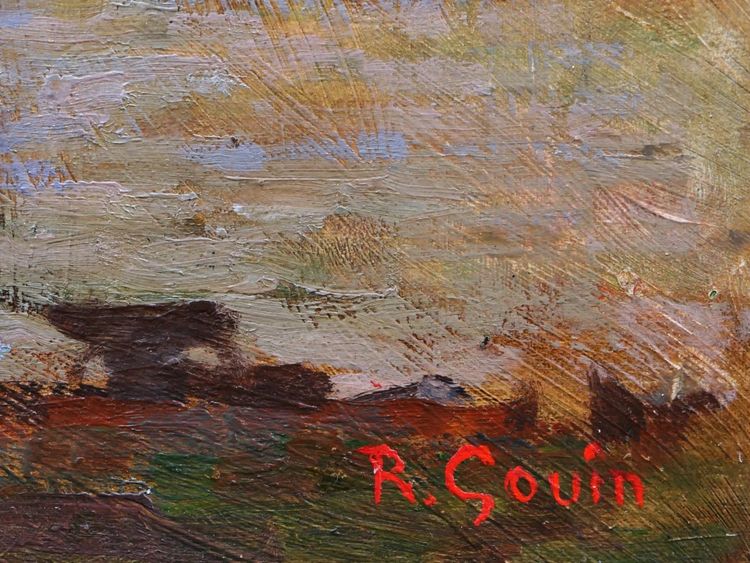 René Albert Raphaël GOUIN, Blick auf das Pariser Viertel Auteuil