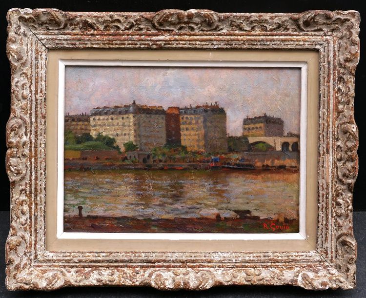 René Albert Raphaël GOUIN, Blick auf das Pariser Viertel Auteuil