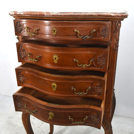 Weekly Napoleon III Louis XV Stil In Nussbaum Um 1900