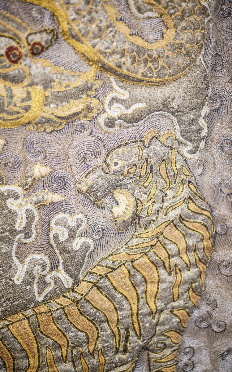 Wandteppich „Tiger und Drache“