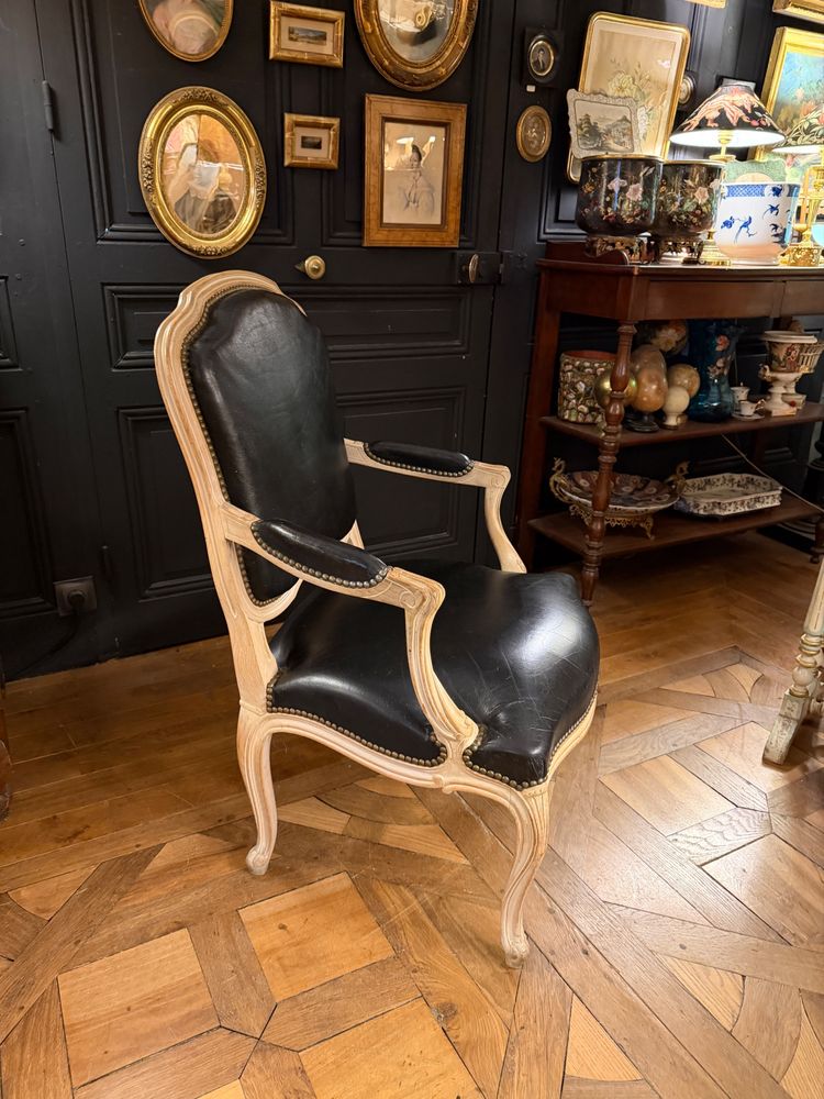 Queen-Sessel aus lackiertem Holz