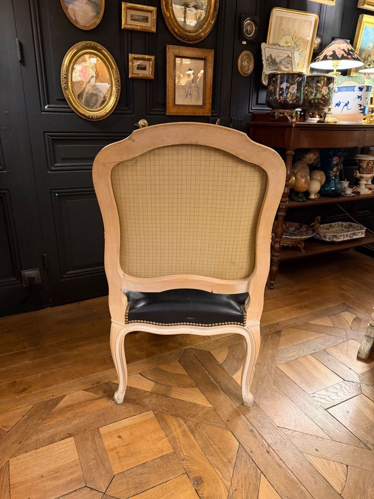 Queen-Sessel aus lackiertem Holz