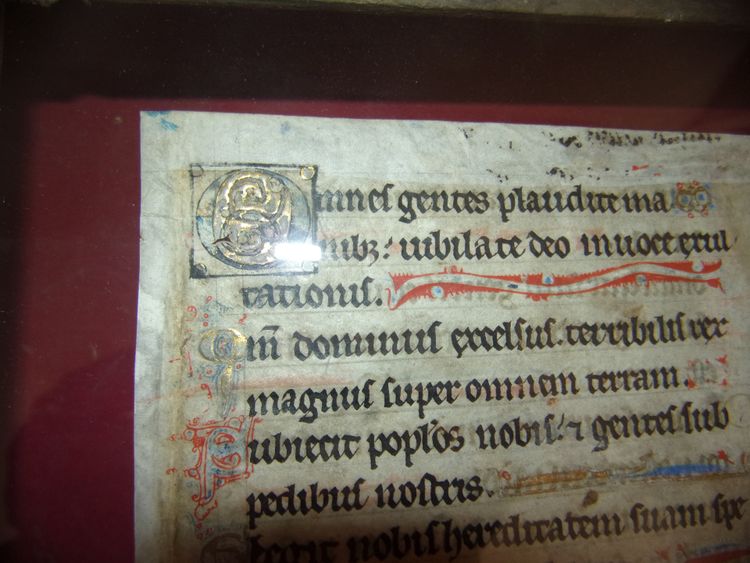 Important illuminated leaf on parchment – ​​Book of Hours or Psalter – Circa 1400–1430.