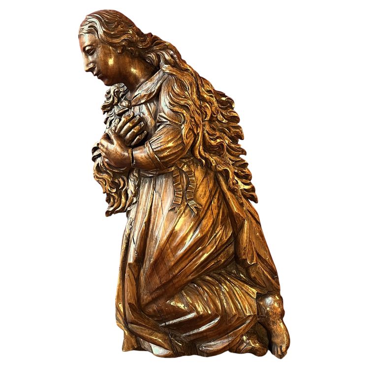 MArie-Madeleine, grande sculpture, XVIIème siècle (94 cm)