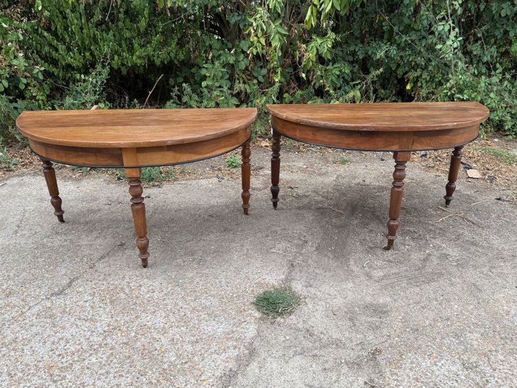 Table formée de 2 consoles