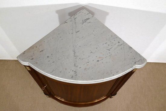 Encoignure en Acajou massif, style Louis XVI – Milieu XXe