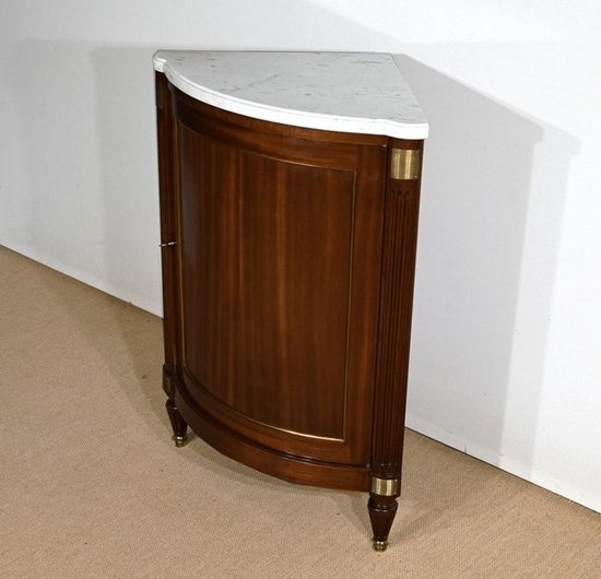 Encoignure en Acajou massif, style Louis XVI – Milieu XXe