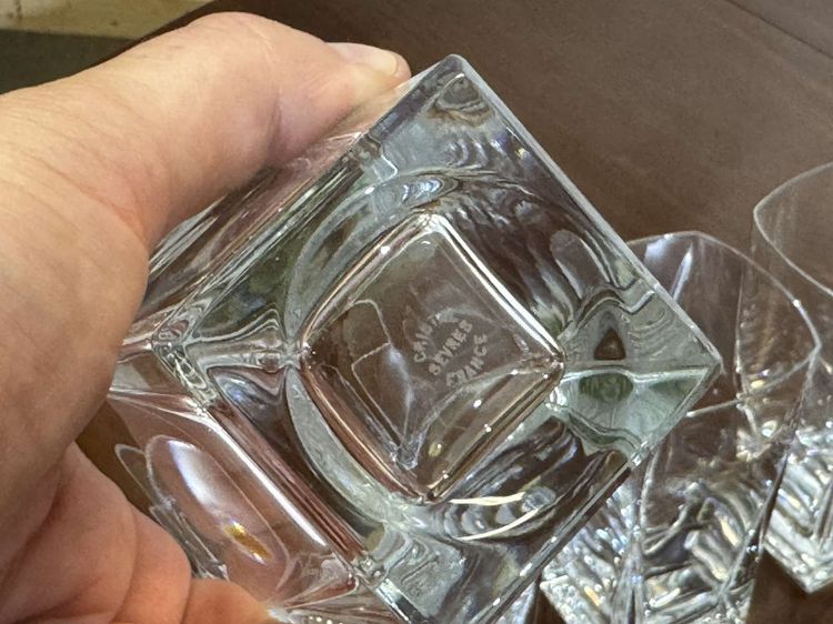 Set of 6 Sèvres crystal orangeade glasses