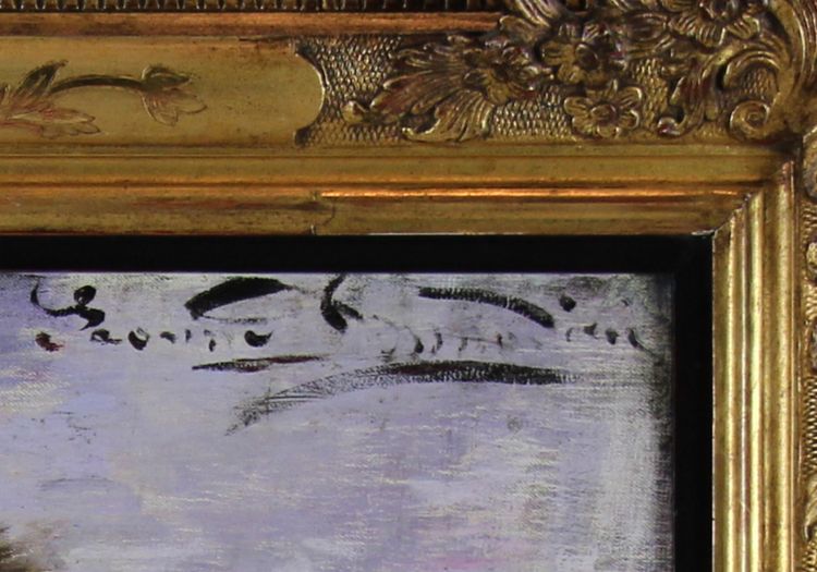 Jeanne Donnadieu „Porträt von Henriette Bépoix“, französisches Öl auf Leinwand, ca. 1885