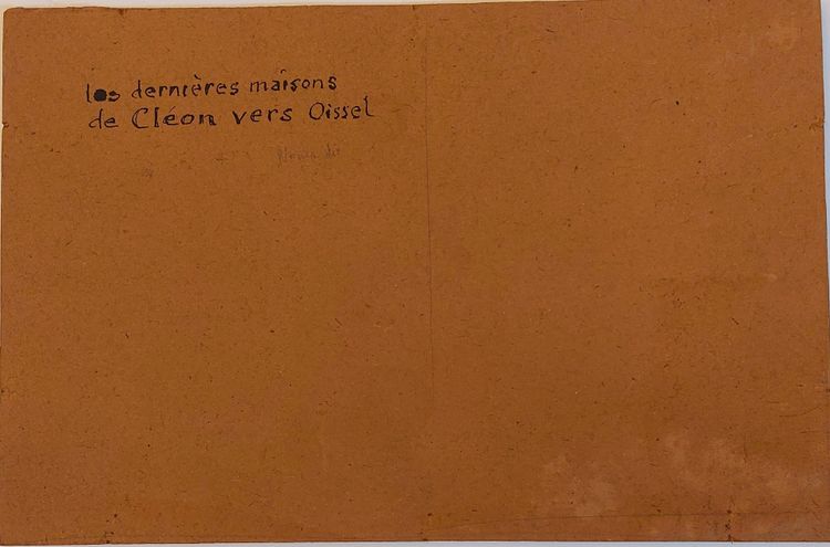 Arthur JACQUET – (1876 – 1966) – Cléon – Öl auf Karton – Normandie