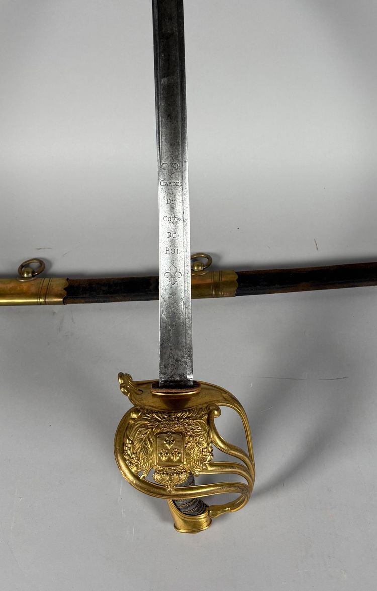 Sabre de garde du corps du Roi du 1er modèle 1814 