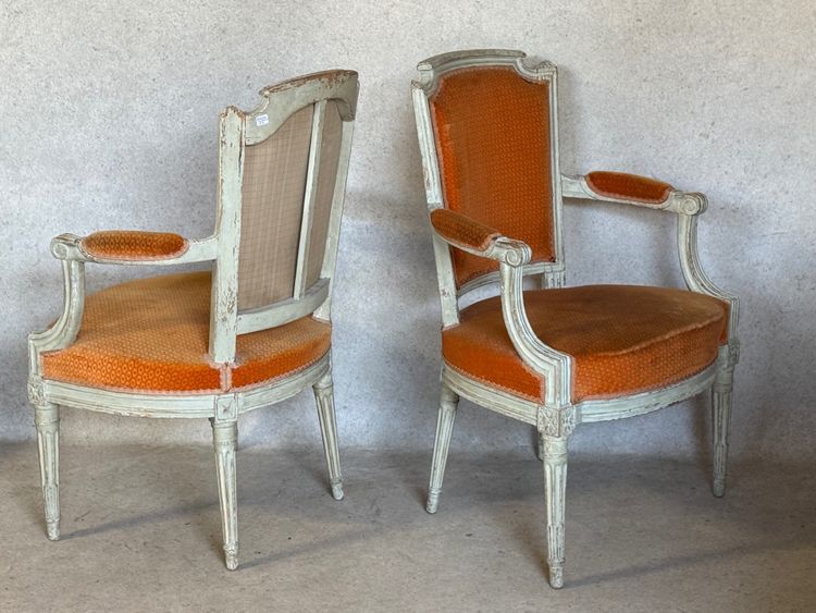 Paar LOUIS XVI Sessel