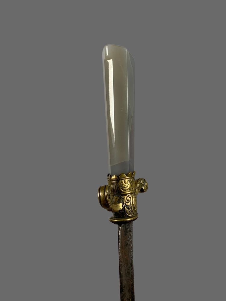 17th Century German Agate Hunting Dagger