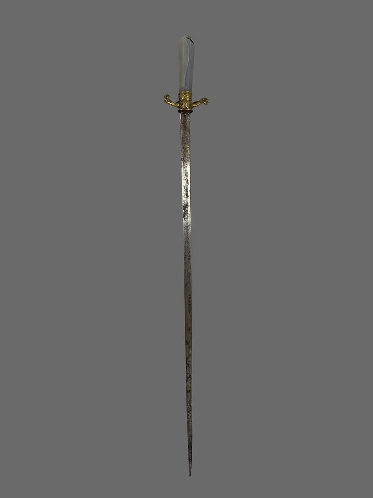 17th Century German Agate Hunting Dagger