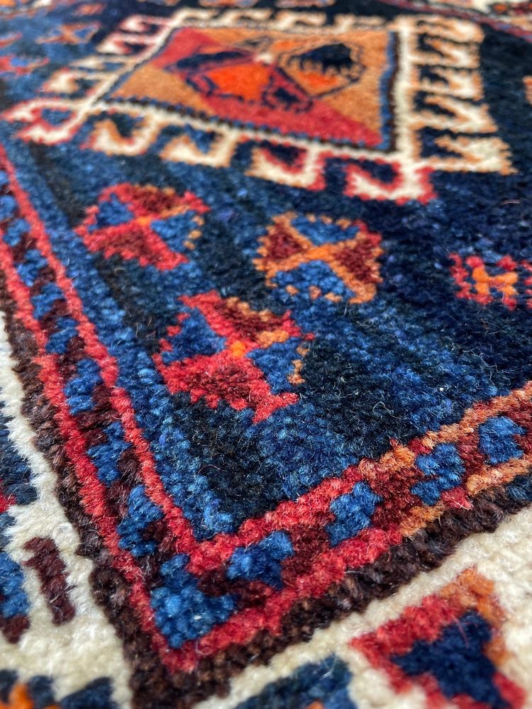 Khorjin (sacoche) Qashqai. Perse. Circa 1900. 60 x 53 cm