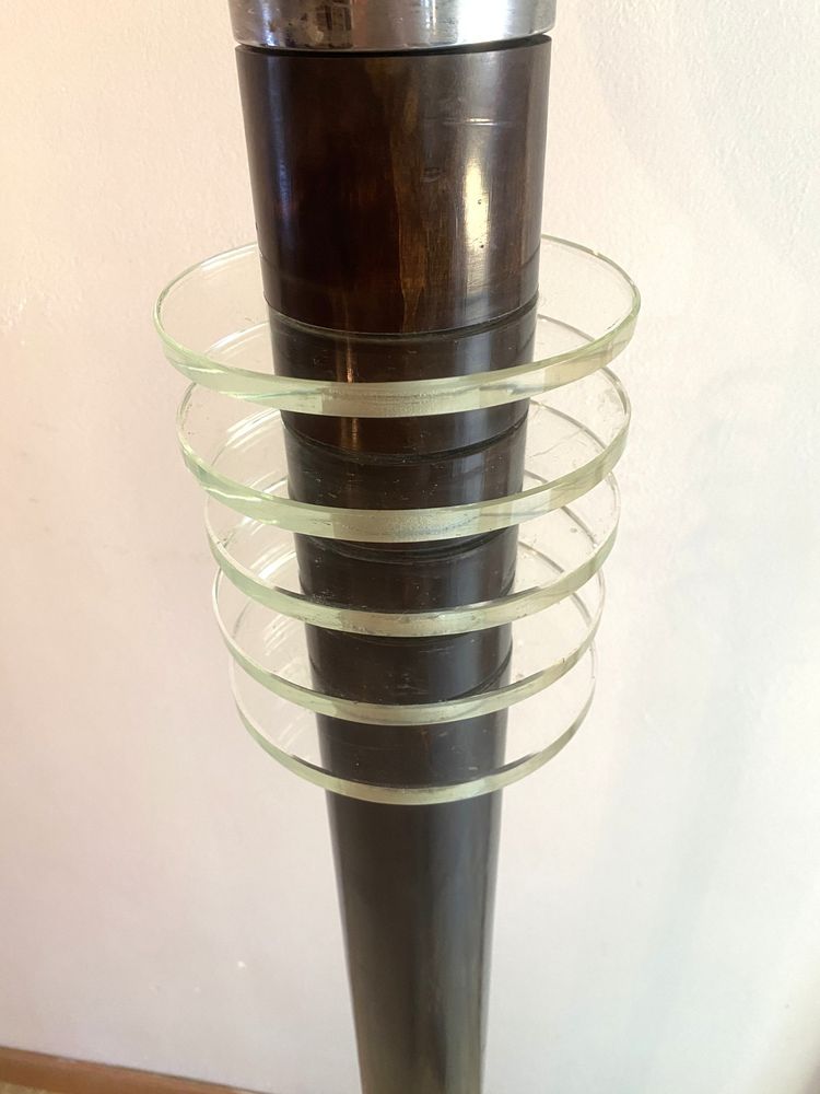 Large Art Deco diffuser floor lamp XX th