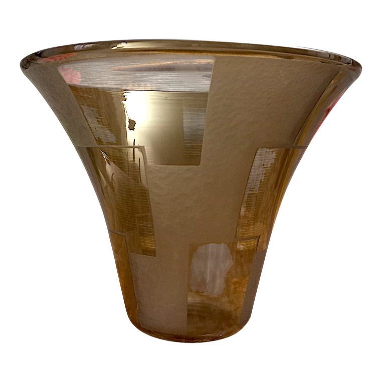 Daum † Nancy France Grand Vase Art Déco Ø 37cm