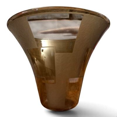 Daum † Nancy France Grand Vase Art Déco Ø 37cm
