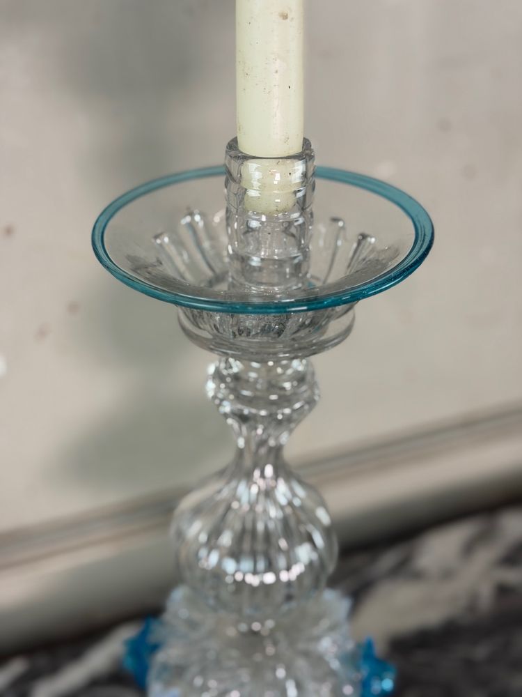 Venetian Murano glass candleholder, circa 1880