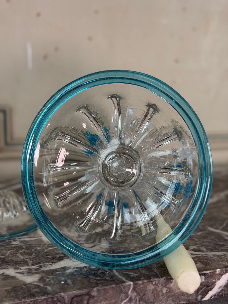 Venetian Murano glass candleholder, circa 1880