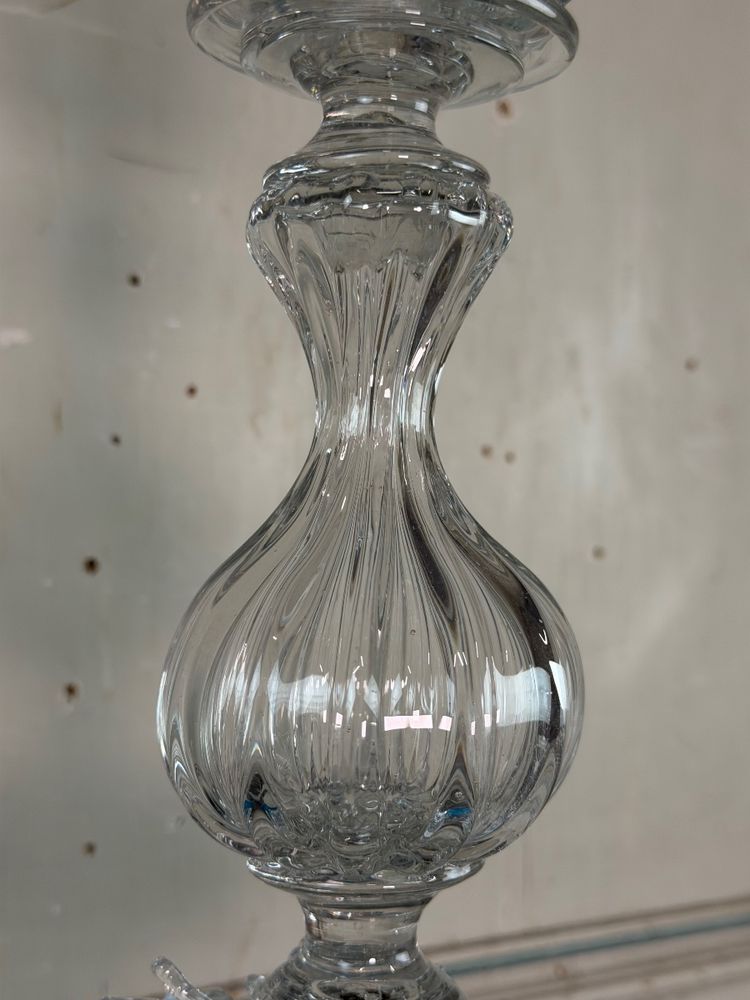 Venetian Murano glass candleholder, circa 1880