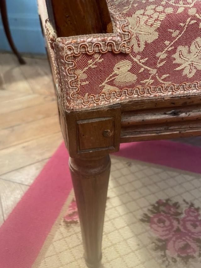 Fauteuil à la Reine d'époque Louis XVI