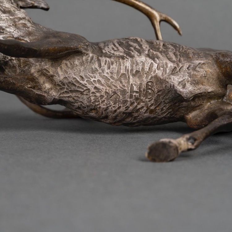 Sculpture - "The Bramant Deer" - Vienna Bronze 