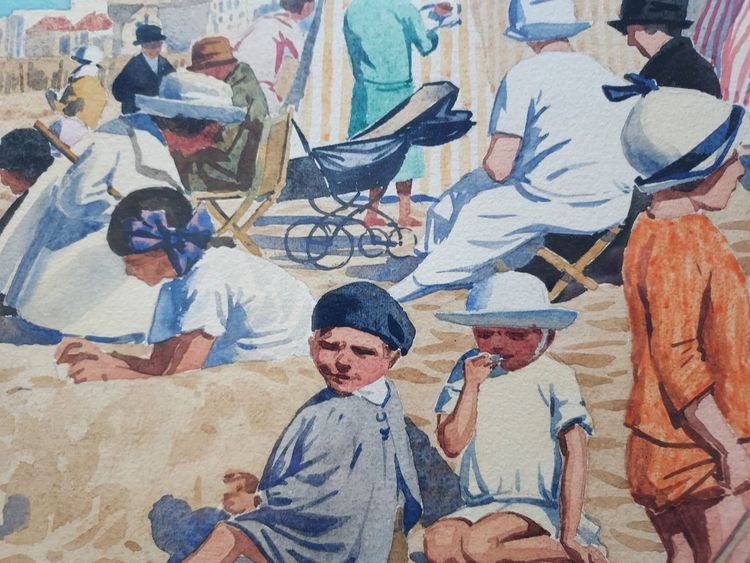 Saint Malo plage 1938