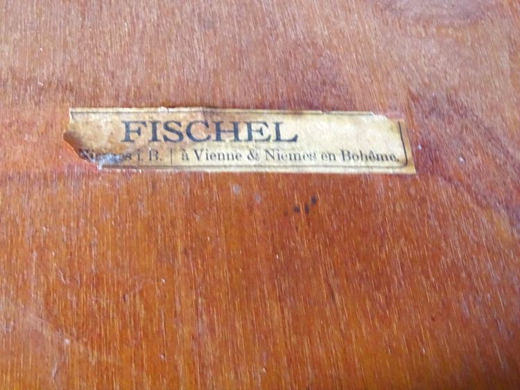Bedside table, Fischel 1910, in original condition, no. Thonet