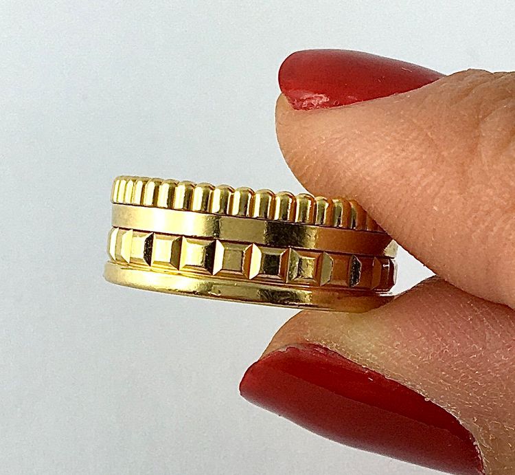 Bague Boucheron Quatre Tout Or Jaune Format Alliance
